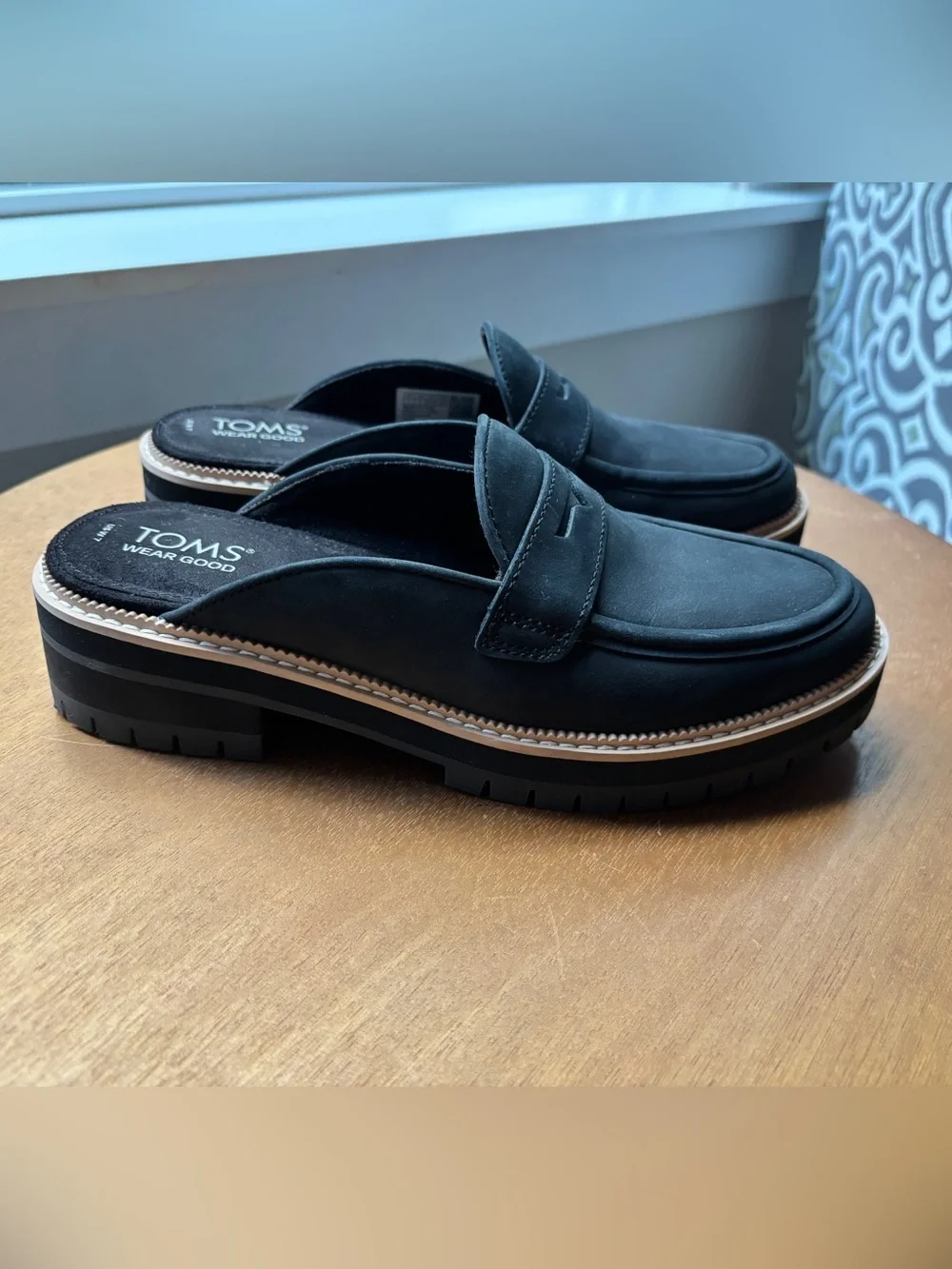 Toms Cara Mule Loafers - Picture 1 of 4